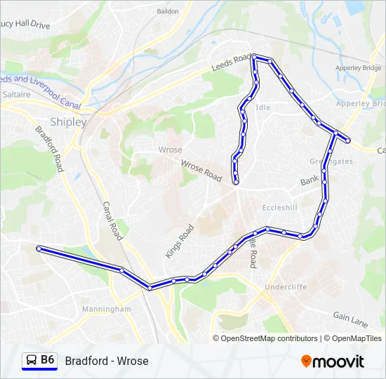 B6  Line Map