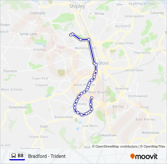 B8  Line Map