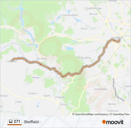 271 Bus Line Map