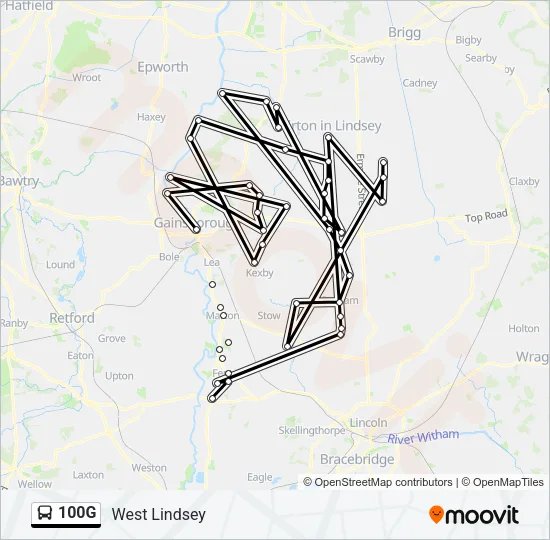 100G Bus Line Map