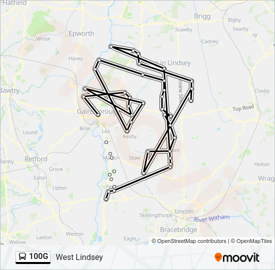 100G Bus Line Map