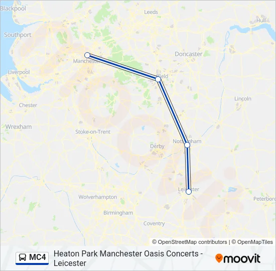 MC4 Bus Line Map
