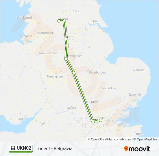 UKN02 Bus Line Map