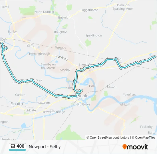 400 Route: Schedules, Stops & Maps - Newport B1230 (Updated)