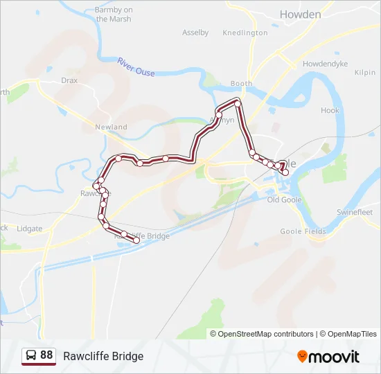 88 Bus Line Map