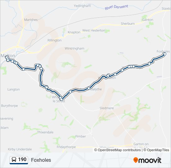 190 Route Schedules Stops Maps Foxholes Updated 