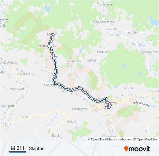 211  Line Map