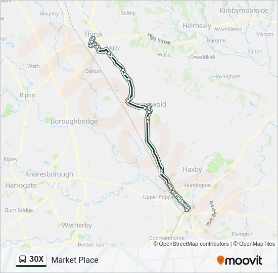 30X  Line Map