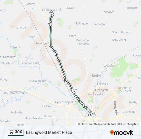 30X  Line Map