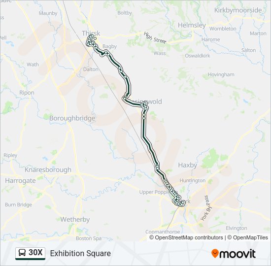 30X  Line Map