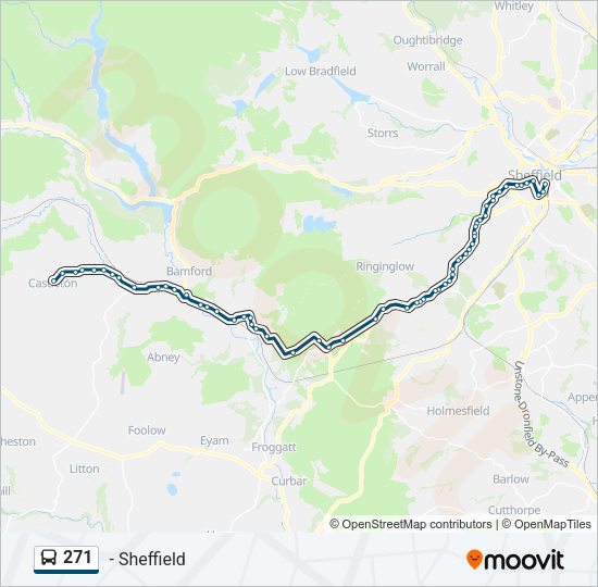 271 Bus Line Map