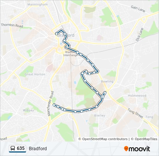 635 Route: Schedules, Stops & Maps - Bankfoot (Updated)