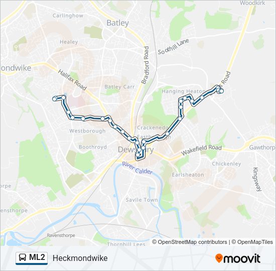 ML2 Bus Line Map