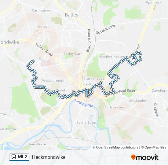 ML2 Bus Line Map