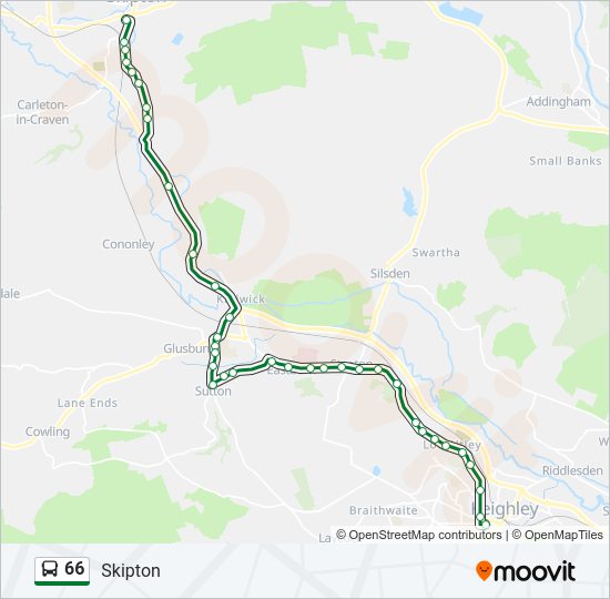 66 Route Schedules, Stops & Maps Skipton (Updated) 66 Route Schedules, Stops & Maps Skipton (Updated)