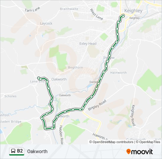B2 Bus Line Map