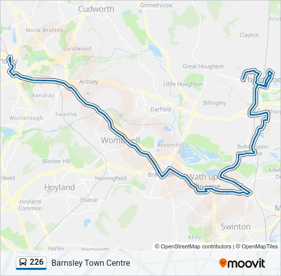 226 Bus Line Map