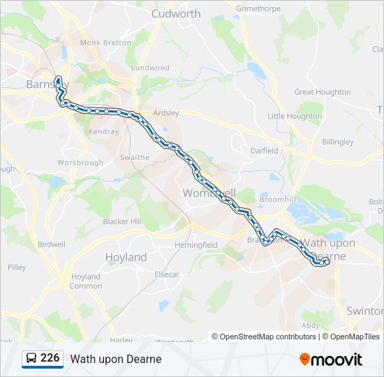 226 Bus Line Map