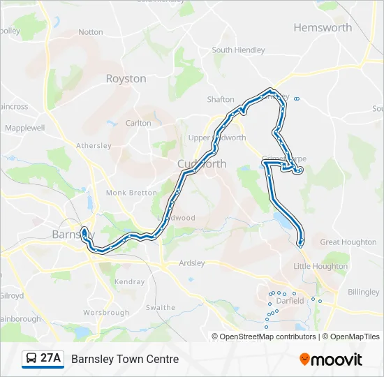 27A Bus Line Map
