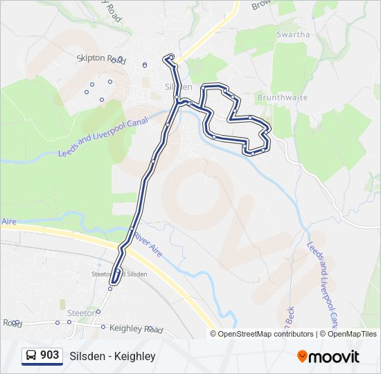 903 Bus Line Map