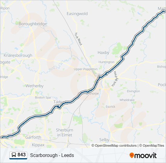 843 Route Schedules Stops Maps Leeds City Centre Updated 843-route-schedules-stops-maps-leeds-city-centre-updated