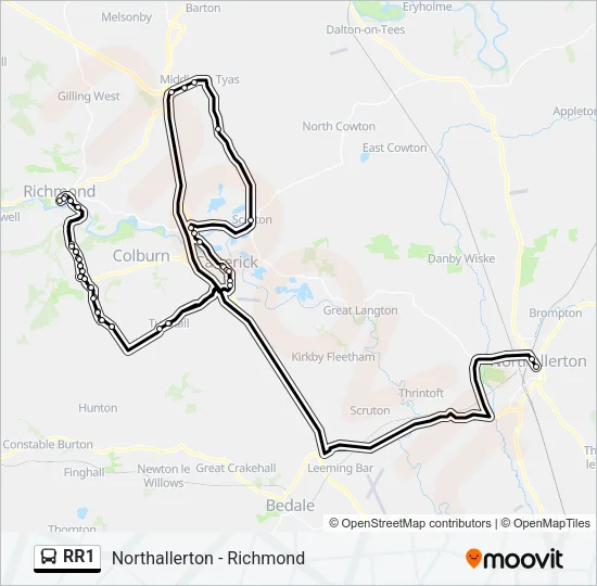 RR1  Line Map
