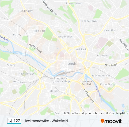 Bus 127 Route Map 127 Route: Schedules, Stops & Maps - Dewsbury (Updated)