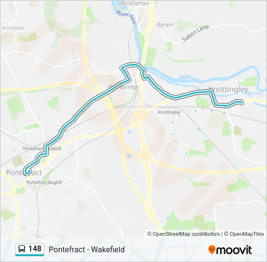 148 Bus Line Map
