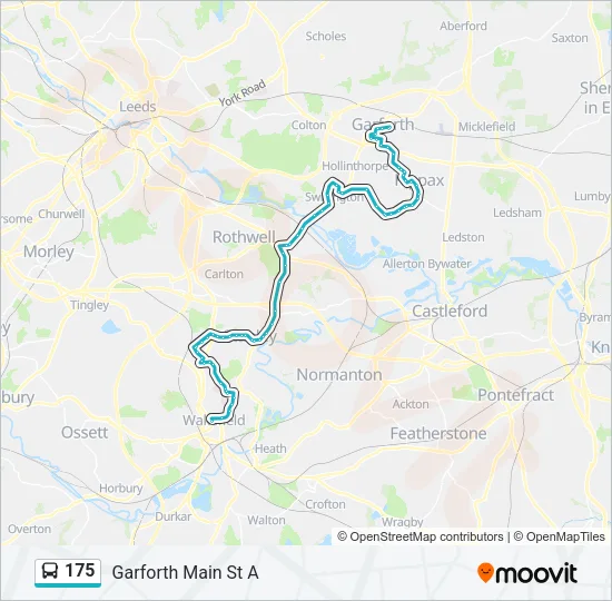 175 Bus Line Map