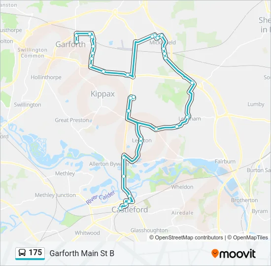 175 Bus Line Map
