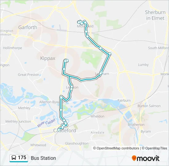 175 Bus Line Map