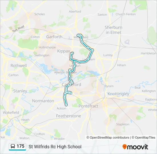 175 Bus Line Map