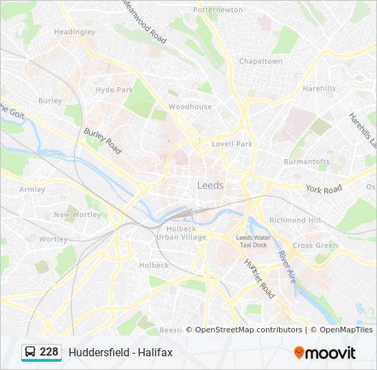 Bus 228 Route Map 228 Route: Schedules, Stops & Maps - Brighouse (Updated)