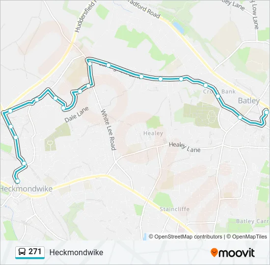 271 Bus Line Map