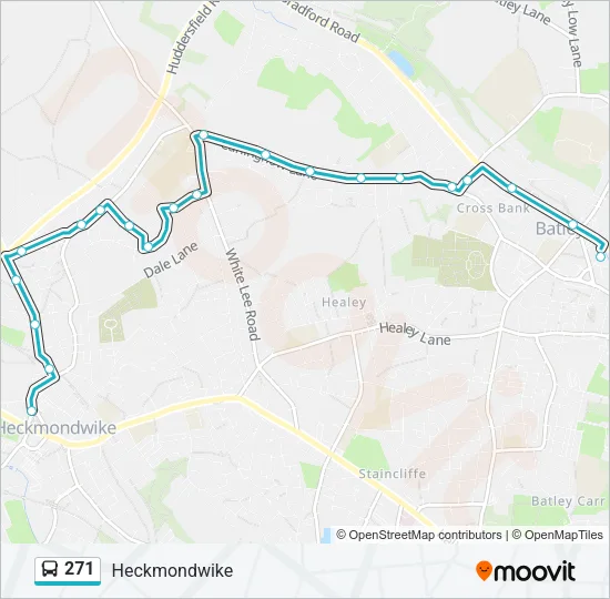 271 Bus Line Map