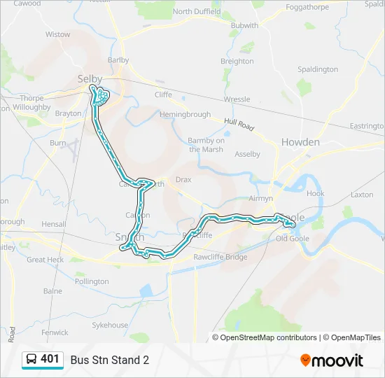 401 Route: Schedules, Stops & Maps - Bus Stn Stand 2 (Updated)