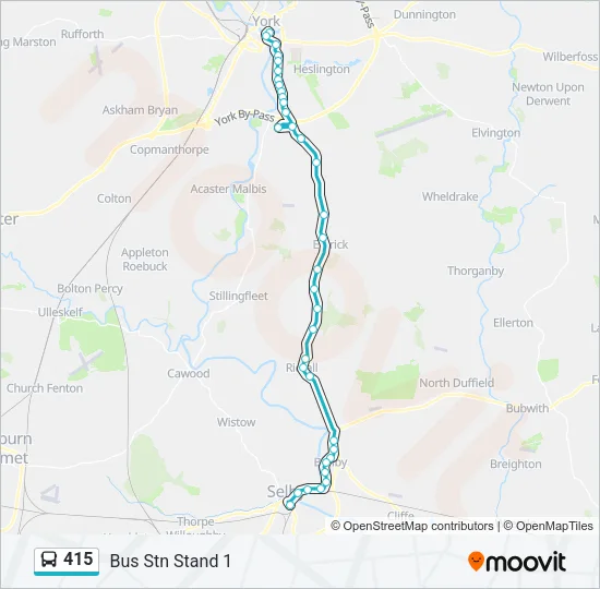 415 Bus 415 Route: Schedules, Stops & Maps - Bus Stn Stand 1 (Updated)