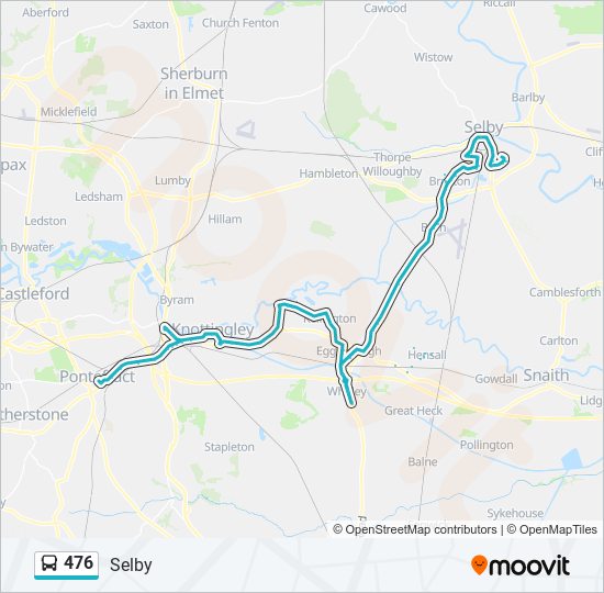 476 bus Line Map