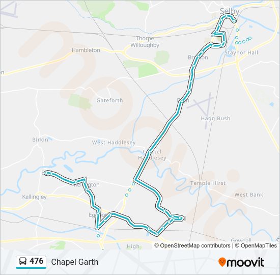 476 Bus Line Map