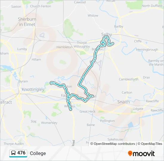 476 Route: Schedules, Stops & Maps - College (Updated)
