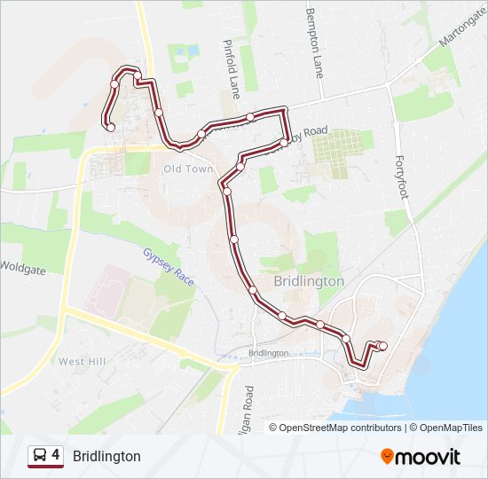 4 Bus Line Map