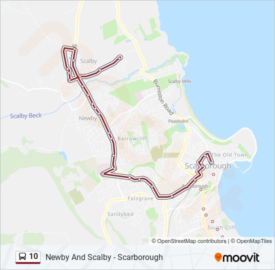 10 bus Line Map