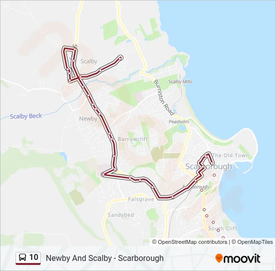 10 Bus Line Map