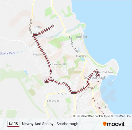 10 Bus Line Map