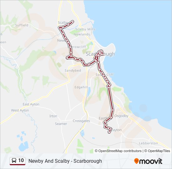 10 bus Line Map