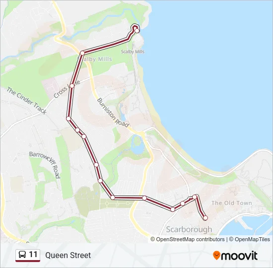 11 Bus Line Map
