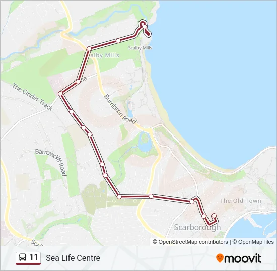 11 Bus Line Map