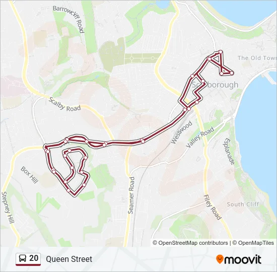 20 Bus Line Map