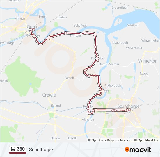360 Bus Line Map