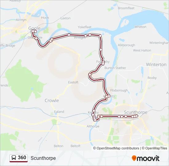360 Bus Line Map